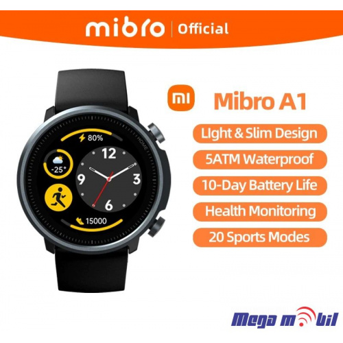 Smart Watch Xiaomi Mibro A1 Black