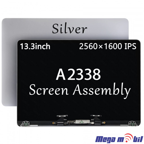 Ekran za Laptop MacBook Pro M1 Retina 13.3" A2338 komplet so ramka silver