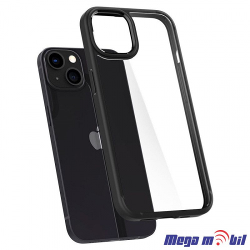 Futrola iPhone 13 Spigen Ultra Hybrid transparent black.