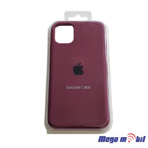 Futrola iPhone 11 Silicone Original sangria