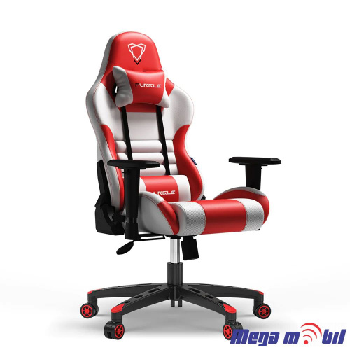 Gaming chair Furgle white / red