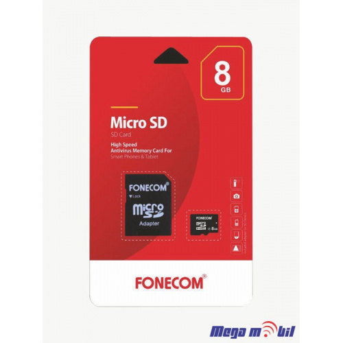 Memoriska Karta FONECOM MICRO SD 8GB Class 10