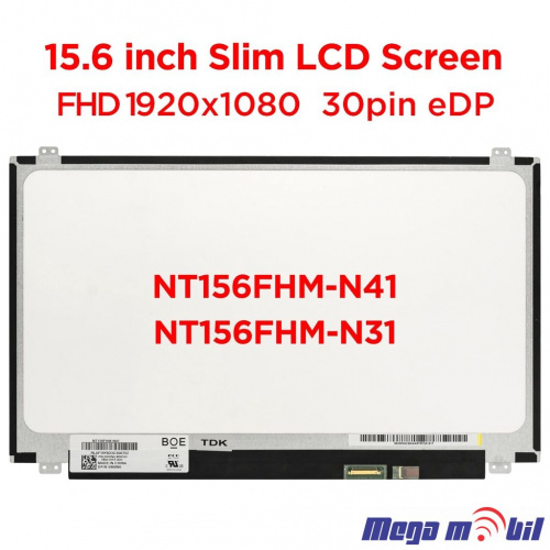 Ekran za laptop 15.6" NT156WHM-N41 Full HD 30 pin Slim