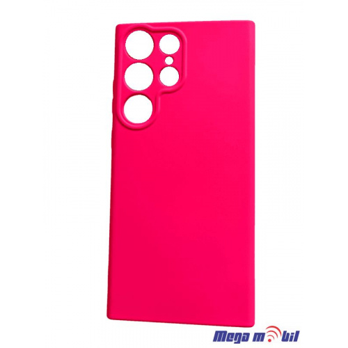 Futrola Samsung S23 Ultra Silicon color dark pink.