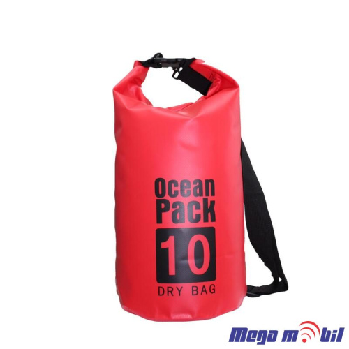 Torba Vodootporna 10L red