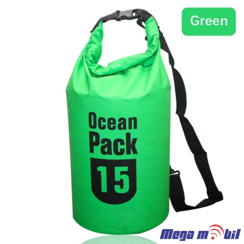 Torba Vodootporna 15L green