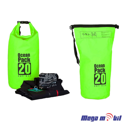 Torba Vodootporna 20L green