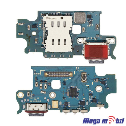 Konektor za polnenje Samsung S916B/ S23 Plus komplet plocka