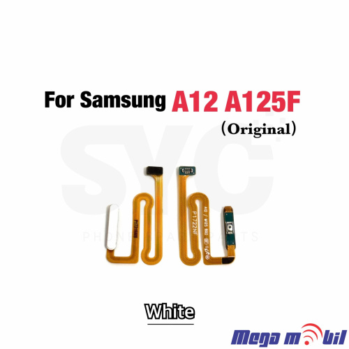 Fletkabel Samsung A12/ A125F Power on/off white