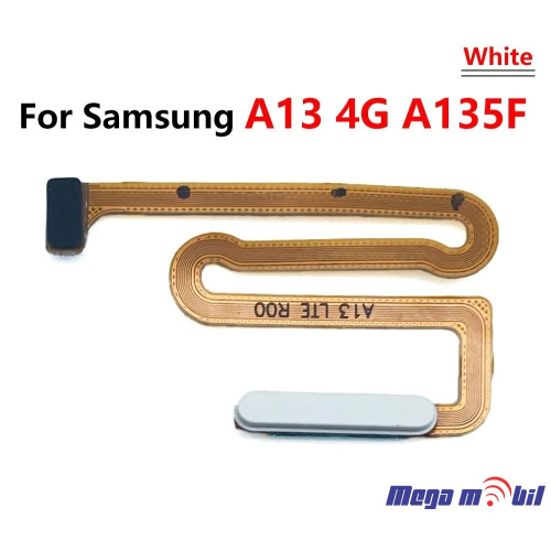 Fletkabel Samsung A13/ A135F Power on/off white
