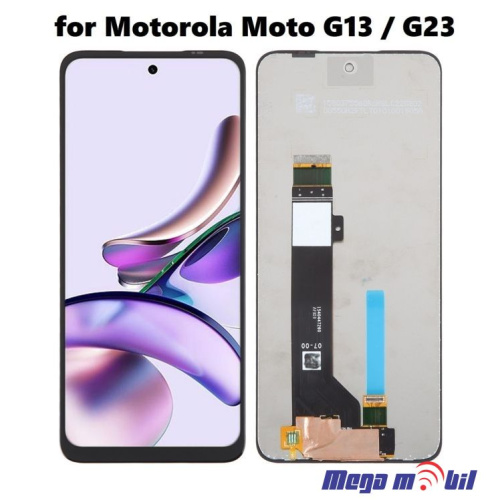 Ekran Motorola MOTO G13/ G23 komplet black