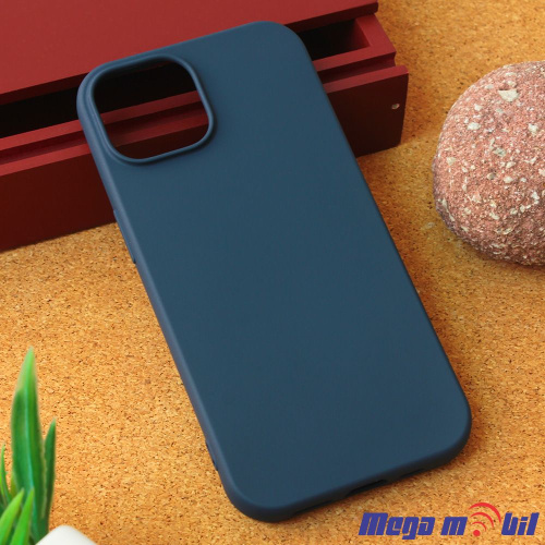 Futrola iPhone 15 Pudding MAT dark blue.