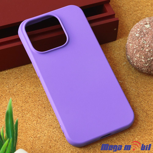 Futrola iPhone 15 Pro Pudding MAT purple.