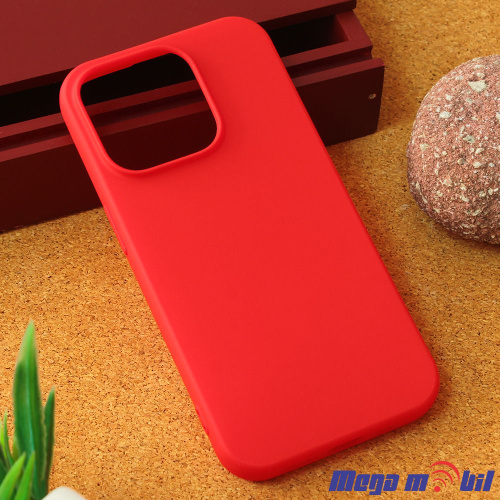 Futrola iPhone 15 Pro Pudding MAT red.