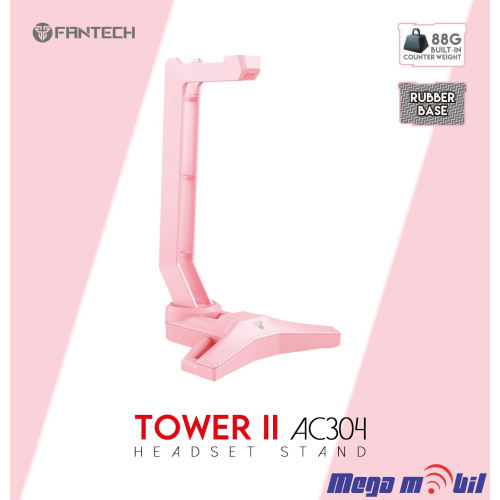 Drzac za slusalki Fantech AC304 pink.