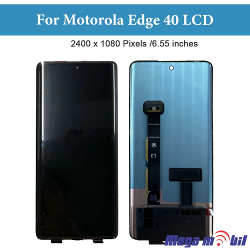 Ekran Motorola Edge 40 komplet black 