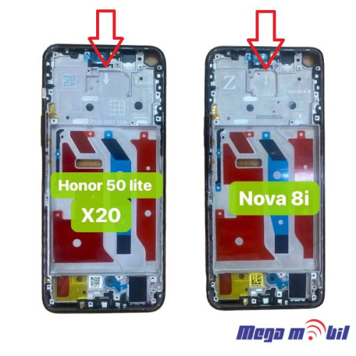 Ekran Huawei Honor 50 Lite komplet SO RAMKA black