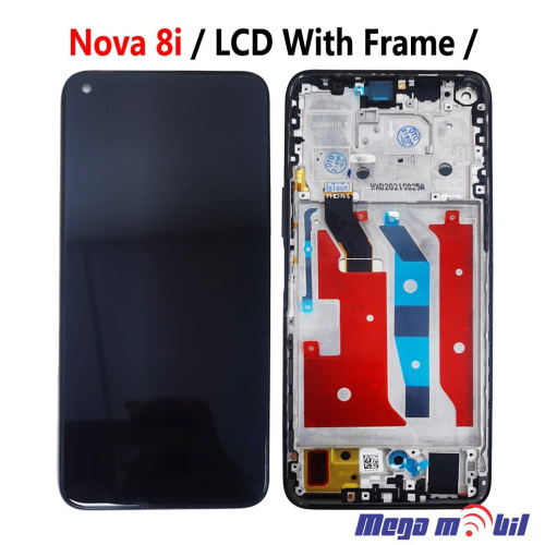 Ekran Huawei Nova 8i komplet SO RAMKA black