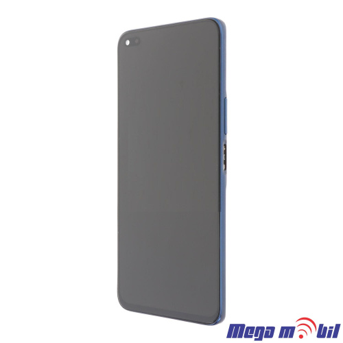 Ekran Huawei Nova 8i komplet SO RAMKA blue
