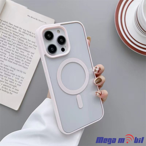 Futrola iPhone 15 Magsafe TPU pink