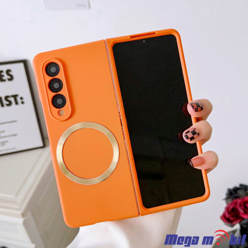 Futrola Samsung Galaxy Z Fold 5 Magsafe color orange (predna i zadna)