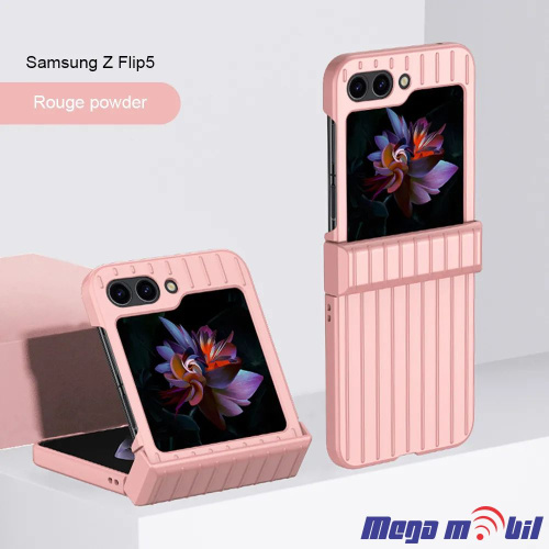 Futrola Samsung Galaxy Z Flip 5 Carriage Pattern light pink