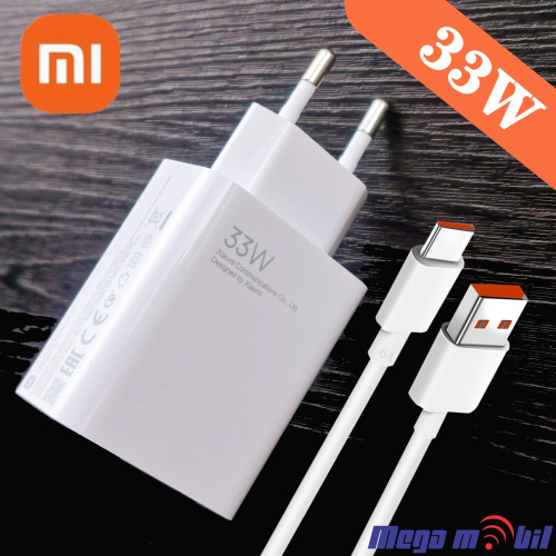 Polnac 220V Xiaomi 33W Fast Charger so kabel