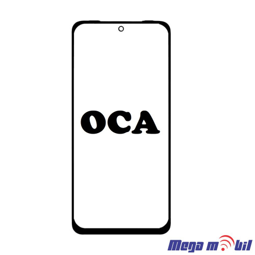 Staklo Xiaomi Redmi Note 12 so OCA black
