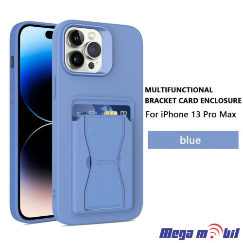 Futrola iPhone 13/ 14 Silicon Pocket light blue
