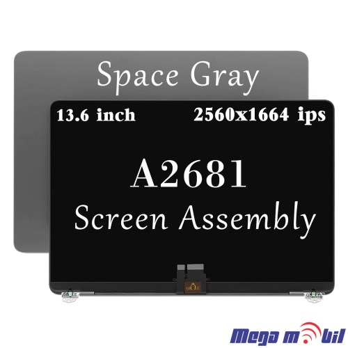 Ekran za Laptop MacBook AIR 13.6" M2 A2681 komplet so ramka grey