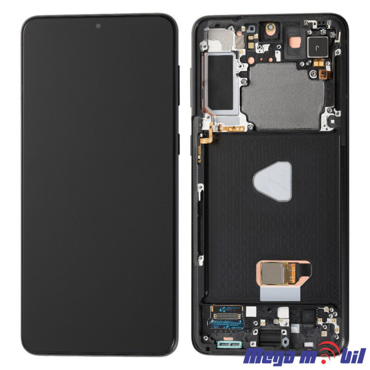Ekran Samsung G996B S21 plus komplet Black SOFT OLED