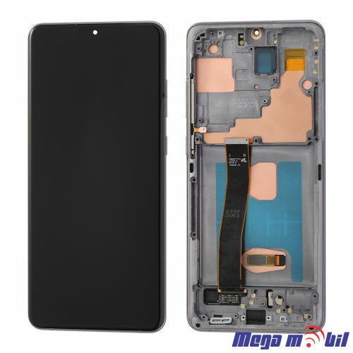 Ekran Samsung G988 S20 Ultra komplet Grey SOFT OLED