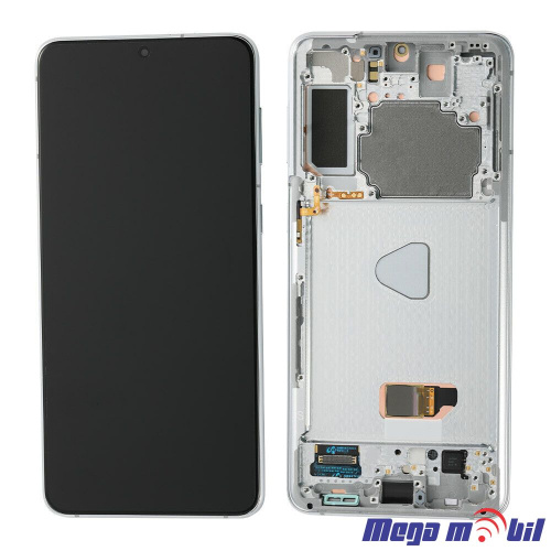 Ekran Samsung G996B S21 plus komplet Silver SOFT OLED