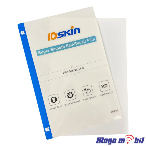 Hidrogel screen protector IDskin Super Smooth Self Repair 18 x 12 cm 10kom