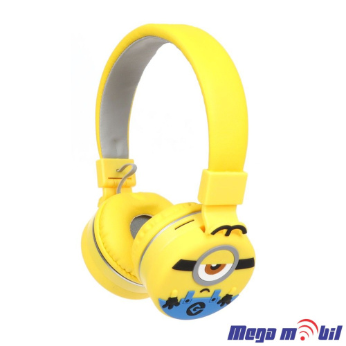 Slusalki Bluetooth Minions AH-806W yellow