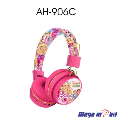 Slusalki Bluetooth Barbie AH-906C rose