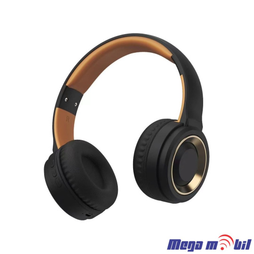 Slusalki Bluetooth YBY-06251 black/brown