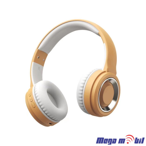 Slusalki Bluetooth YBY-06251 light brown