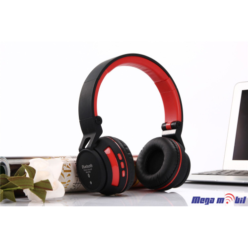 Slusalki Bluetooth SY-BT896 red