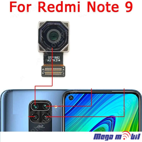 Kamera Xiaomi Redmi Note 9 zadna