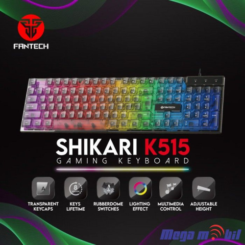 Tastatura Fantech Gaming K515 Shikari black