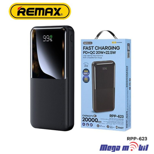 Baterija eksterna 20000mAh REMAX Cynlle RPP-623 FAST+PD black