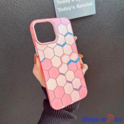Futrola iPhone 13 Pro Honeycomb rose