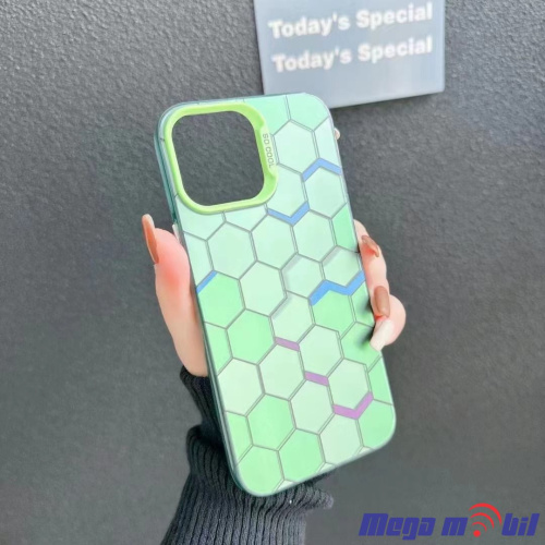 Futrola iPhone 13 Pro Honeycomb green