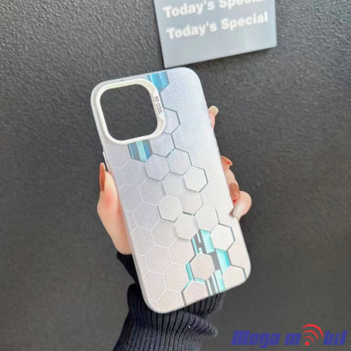 Futrola iPhone 15 Honeycomb silver