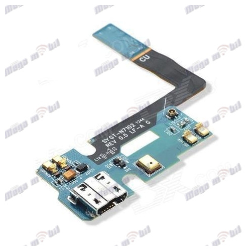 Konektor za polnenje Samsung N7100 so flet