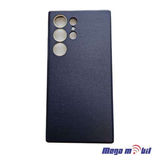 Futrola Samsung S24 Ultra Alu Leather dark blue