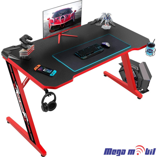 Gaming desk FMZ RGB red