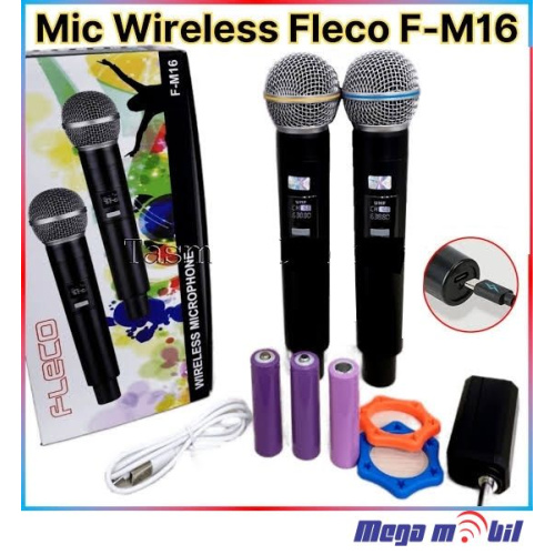 Mikrofon za Karaoke Wireless M16 (SET 2kom)