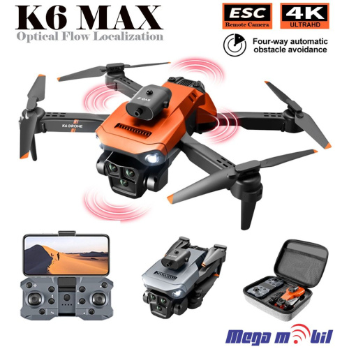 Drone K6 Max 4K Dual Camera